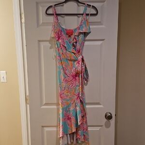 Floral Wrap Dress